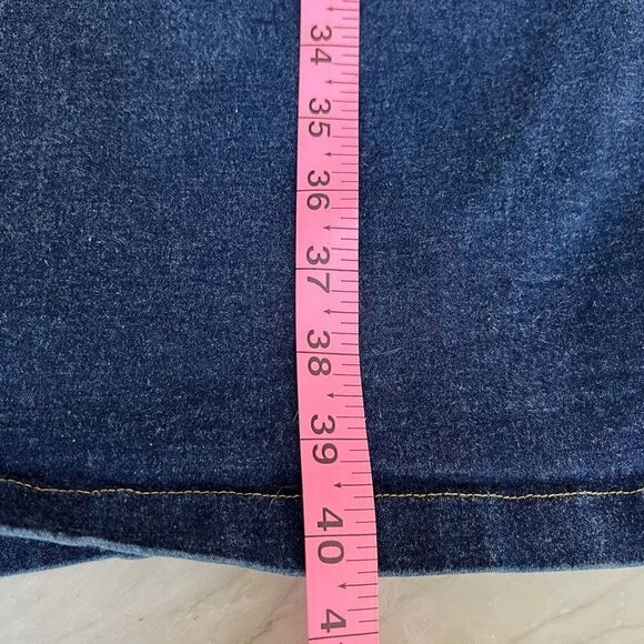 A-List by Wrapper vintage denim tube stretch dress size M - Picture 7 of 7
